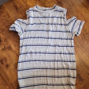 Glitz cold shoulder top